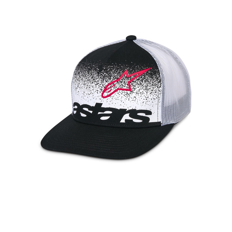 Gorra trucker Alpinestars Component negra-blanca