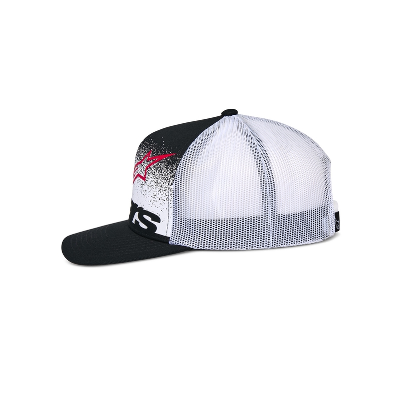 Gorra trucker Alpinestars Component negra-blanca