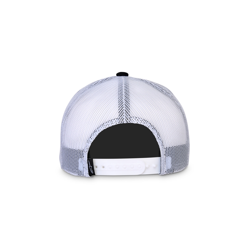 Gorra trucker Alpinestars Component negra-blanca