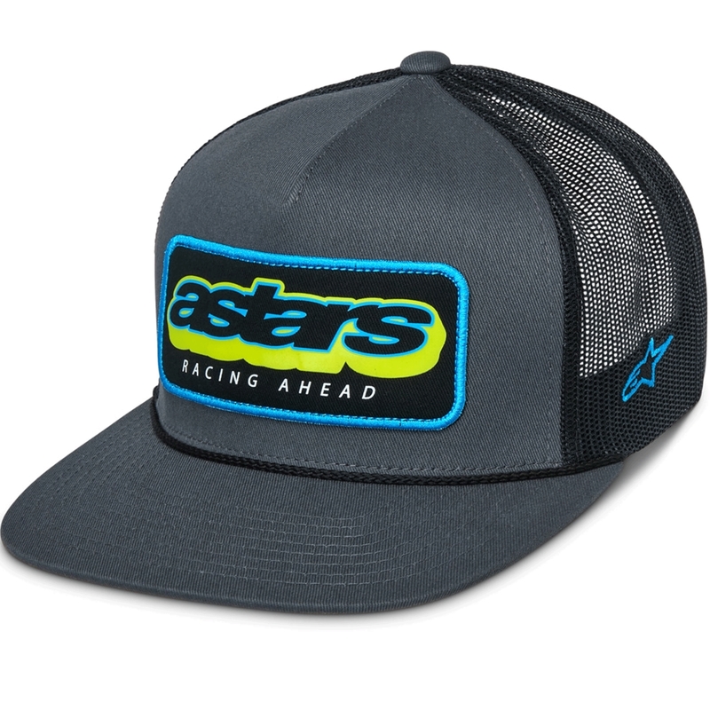 Gorra trucker Alpinestars Phosphor gris-negro