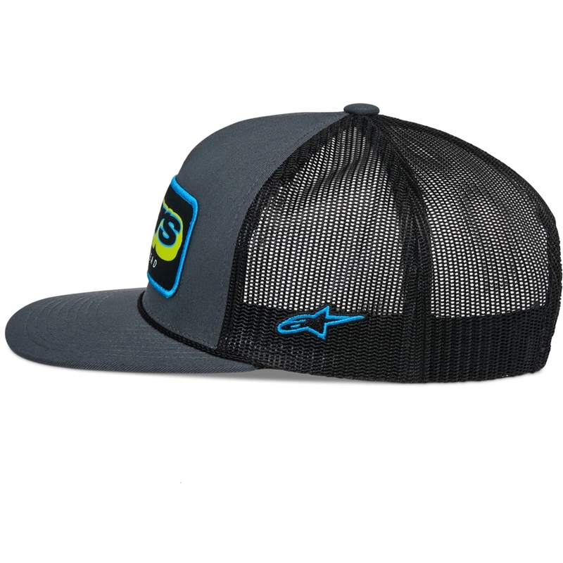 Gorra trucker Alpinestars Phosphor gris-negro