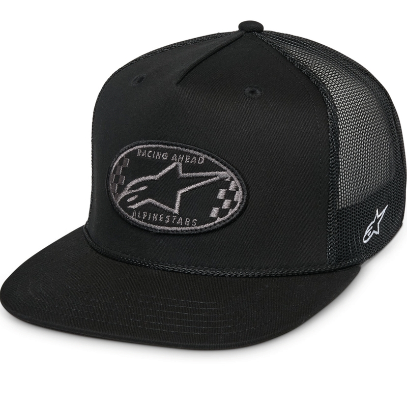 Gorra trucker Alpinestars Contender negra-negra