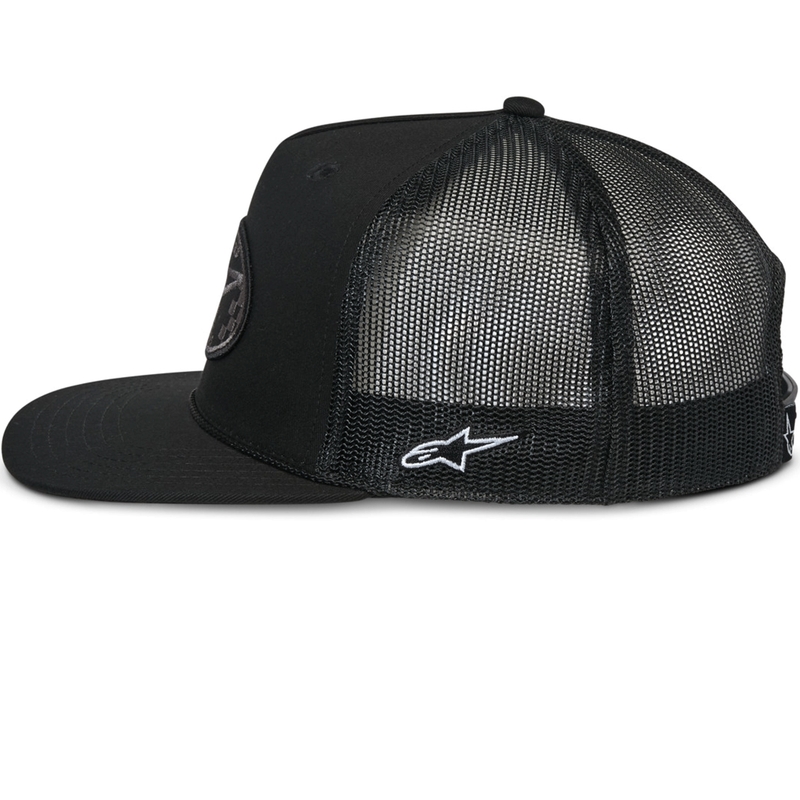 Gorra trucker Alpinestars Contender negra-negra