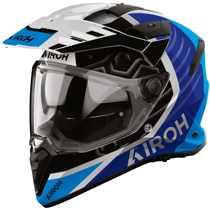 Casco de moto Enduro Airoh BADX-X Cube azul