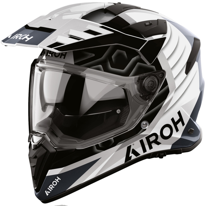 Casco de moto Enduro Airoh BADX-X Cube gris