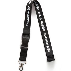 Cordón para llaves Alpinestars Linear, color blanco y negro.