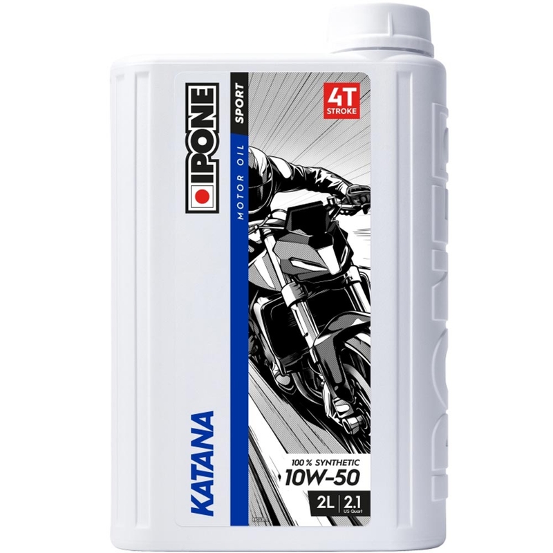 Aceite de motor sintético Ipone Katana 10W50 (ÉSTER, MA2) (AKC) (8) 2 l