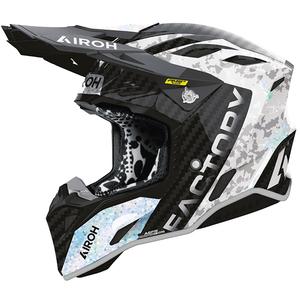 Casco de motocross Airoh Aviator Factory Bitmap Carbon gris