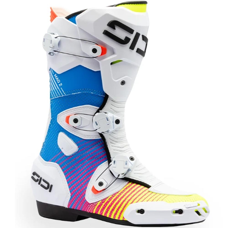Botas de moto SiDi MAG 2 Air BTA002 de color blanco
