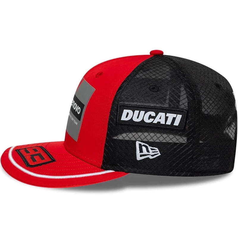 Ducati New Era Lenovo Marquez 93 gorra negro-rojo