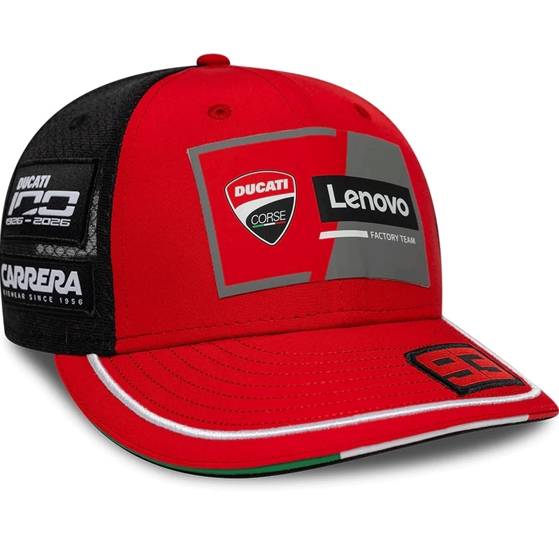 Ducati New Era Lenovo Marquez 93 gorra negro-rojo