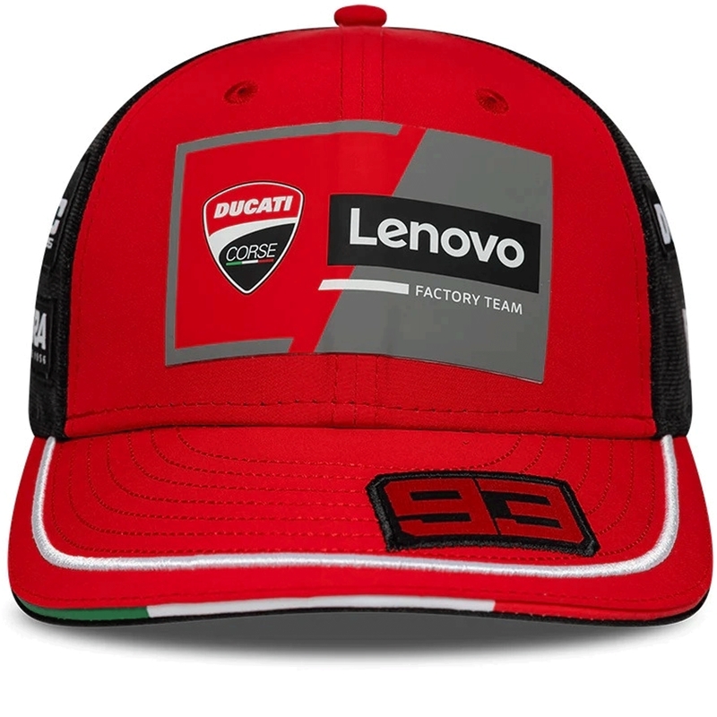 Ducati New Era Lenovo Marquez 93 gorra negro-rojo