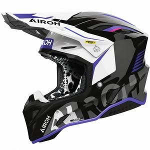 Casco de motocross Airoh Aviator Factory Blame negro
