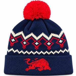 Gorro de invierno Red Bull azul oscuro-rojo