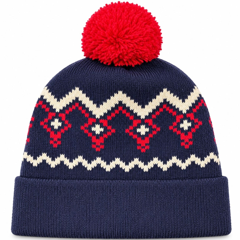 Gorro de invierno Red Bull azul oscuro-rojo