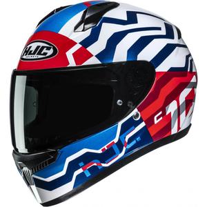 Casco integral de moto HJC C10 Blade MC21 azul-rojo-blanco
