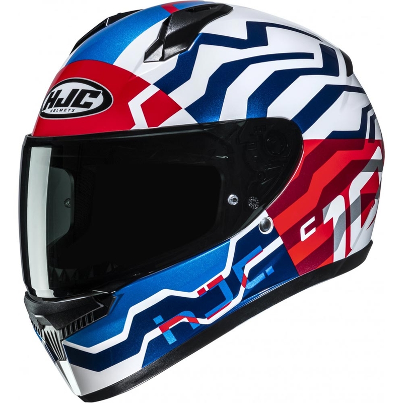 Casco integral de moto HJC C10 Blade MC21 azul-rojo-blanco