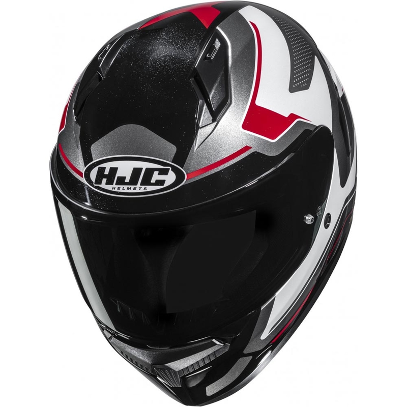 Casco integral de moto HJC C10 Cric MC1 negro-blanco-rojo