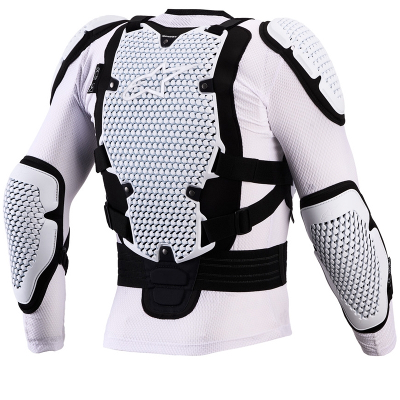 Protector de carrocería Alpinestars Bionic Action V3 blanco-negro
