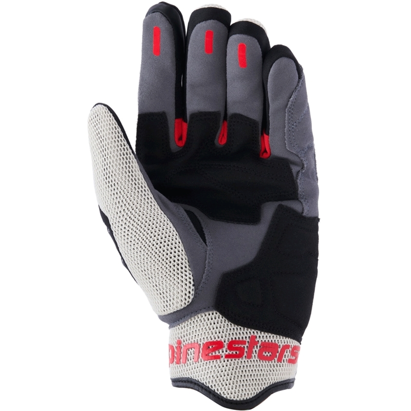 Guantes de moto Alpinestars Mogress Airflow negro-crema-rojo