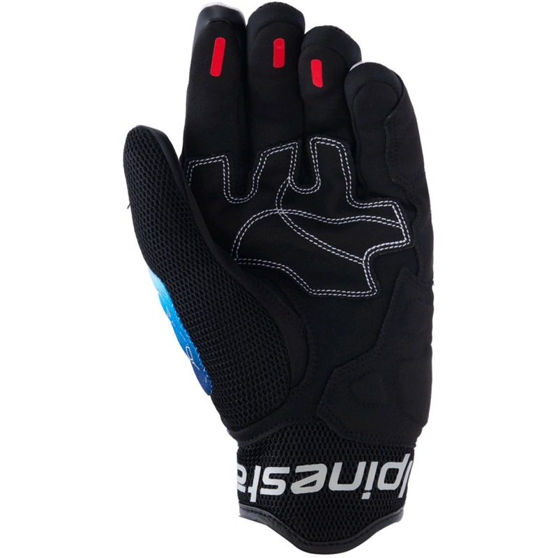 Guantes de moto Alpinestars Mogress Airflow azul-negro-blanco
