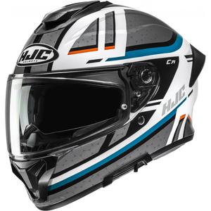 Casco integral para motocicleta HJC C71 Novah MC27 gris-blanco-azul