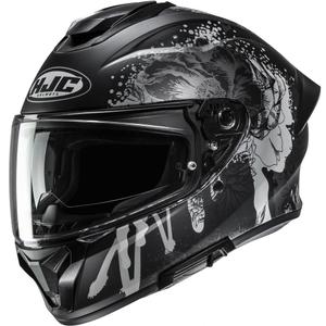 Casco integral de motocicleta HJC C71 Roko MC5SF negro-gris