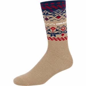 Calcetines navideños de negocios Red Bull color beige