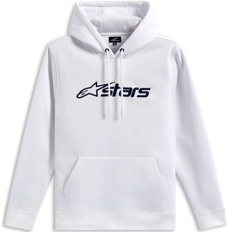 Sudadera con capucha Alpinestars Blaze 3 blanca-azul