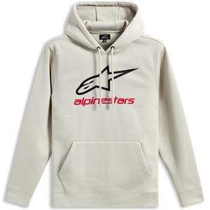 Sudadera con capucha Alpinestars Always 3 color crema-negro-rojo