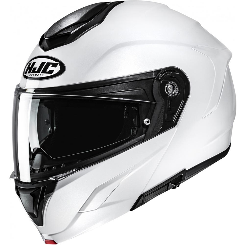 Casco de moto abatible HJC C92 Blanco perla sólido