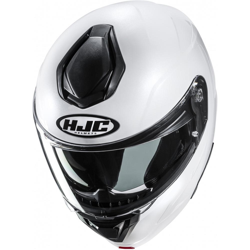Casco de moto abatible HJC C92 Blanco perla sólido