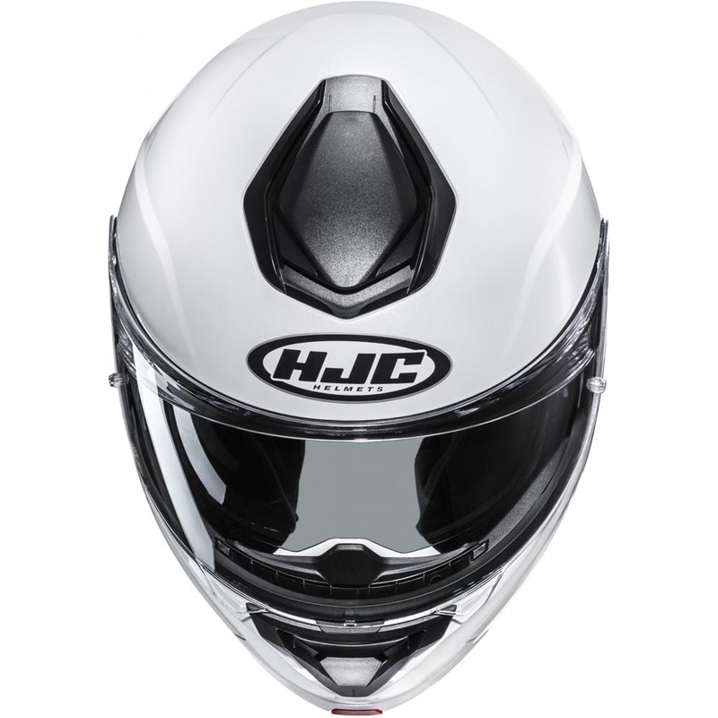 Casco de moto abatible HJC C92 Blanco perla sólido