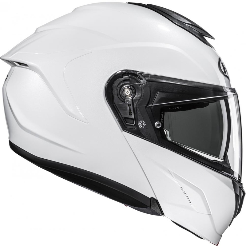 Casco de moto abatible HJC C92 Blanco perla sólido