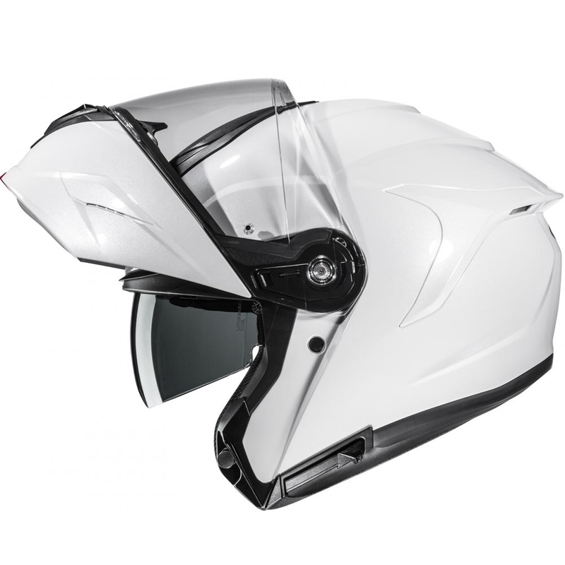 Casco de moto abatible HJC C92 Blanco perla sólido
