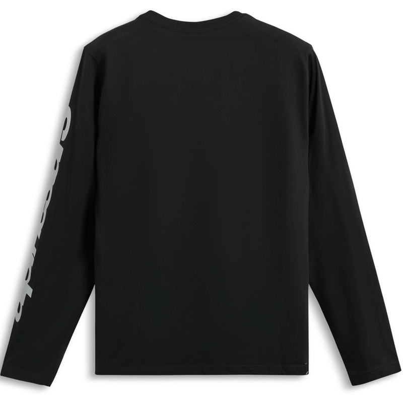 Camiseta de manga larga Alpinestars Trackside CSF en blanco y negro