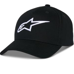 Gorra Alpinestars Ageless Snapback negra y blanca