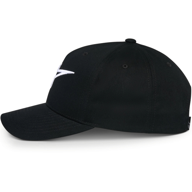 Gorra Alpinestars Ageless Snapback negra y blanca