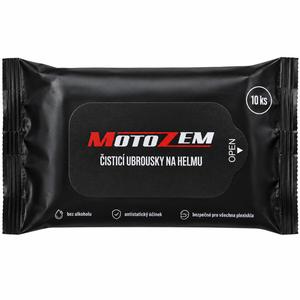 Toallitas limpiadoras para cascos MotoZem, 10 unidades.