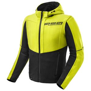 Sudadera de moto Shima Daybreaker negra-amarilla fluorescente