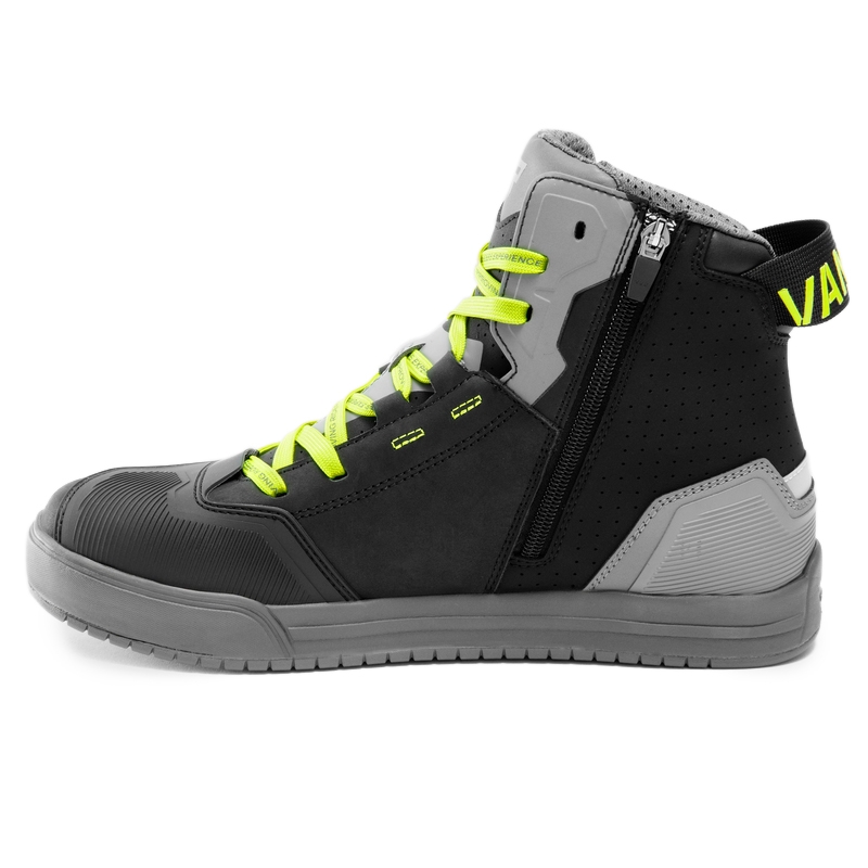 Botas de moto Rebelhorn Vandal II negro-gris-amarillo fluorescente