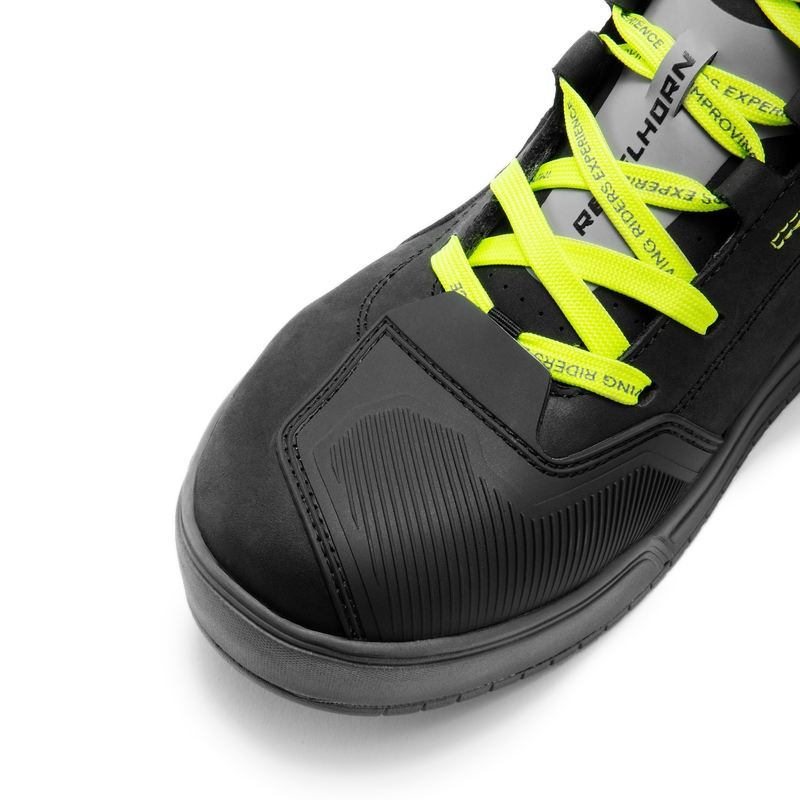 Botas de moto Rebelhorn Vandal II negro-gris-amarillo fluorescente