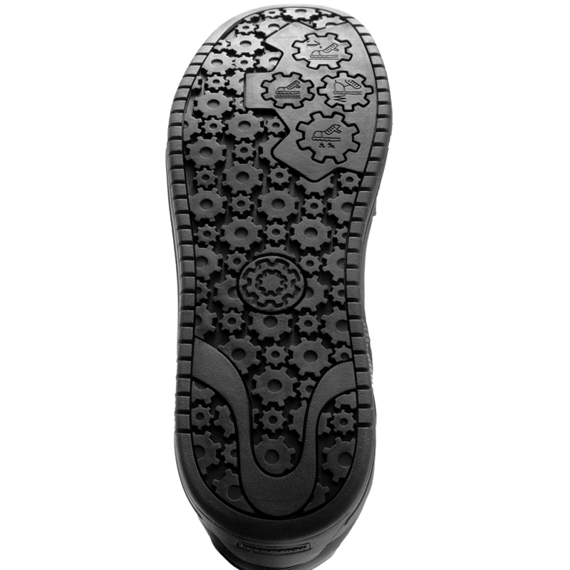 Botas de moto Rebelhorn Vandal II negro-gris-amarillo fluorescente