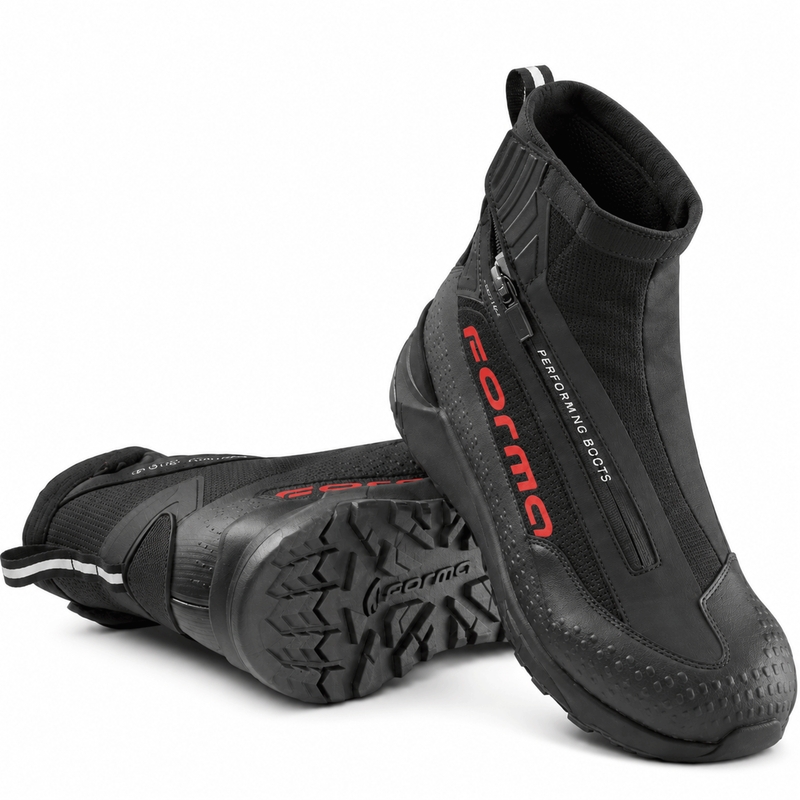 Botas de moto Forma Speed X Dry negras-rojas-negras