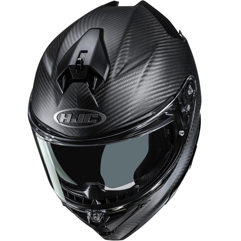 Casco integral de moto HJC F72 Carbon Solid, negro mate.