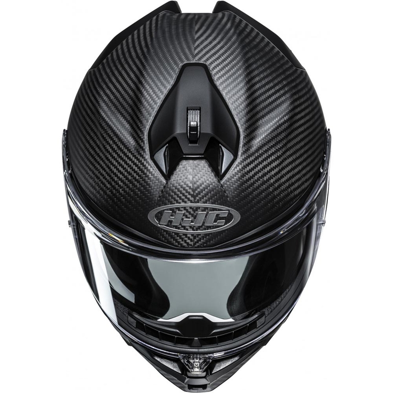Casco integral de moto HJC F72 Carbon Solid, negro mate.
