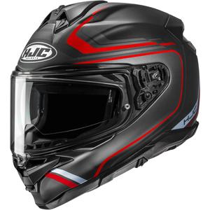 Casco integral de moto HJC F72 Oflo MC1SF negro mate-rojo