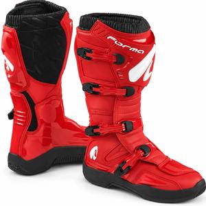Botas de motocross Forma Traction rojo-negro-blanco