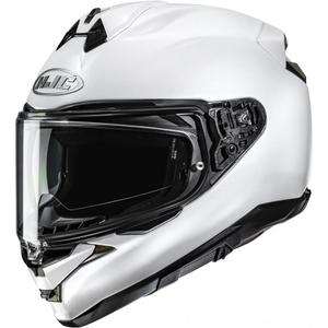 Casco integral de moto HJC F72 color blanco perla sólido