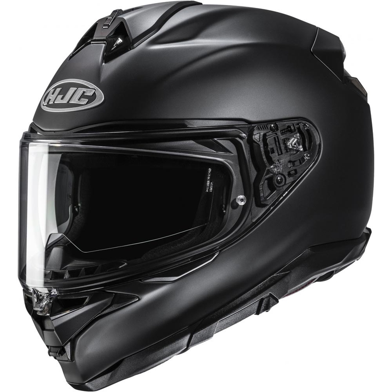 Casco integral de moto HJC F72 Solid, color negro semimate.